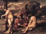 Pastoral Concert (Fete champetre) Giorgione
