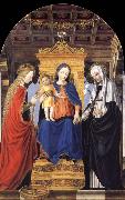 The Virgin and Child Enthroned with Saint Catherine of Alexandria and Saint Catherine of Siena Bergognone