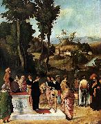 Moses Undergoing Trial by Fire Giorgione