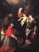 Madonna and Child with SS.Francis,Charles,and Catherine of Alexandria Cerano