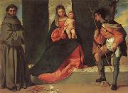 Madonna and Child with SS.ANTHONY AND rOCK Giorgione
