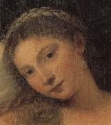 Details of Venus of Urbino Titian